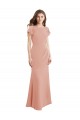 Online Cap Sleeves Long Chiffon Prom Dress with Low V-Back UK