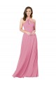 Online Chiffon Prom Dress with Keyhole Front UK
