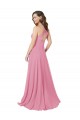 Online Chiffon Prom Dress with Keyhole Front UK