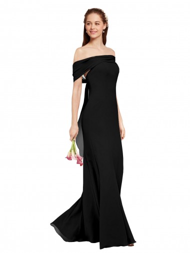Online Fit and Flare Long Chiffon Prom Dress with Sash and Open Back UK