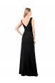 Online V-Neckline Chiffon Prom Dress with Draped Bodice UK