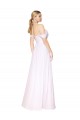 Online Off the Shoulder Long Full Length Chiffon Prom Dress UK