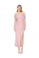 Online Mermaid Cold Shoulder Short Knee Length Chiffon Prom Dress UK