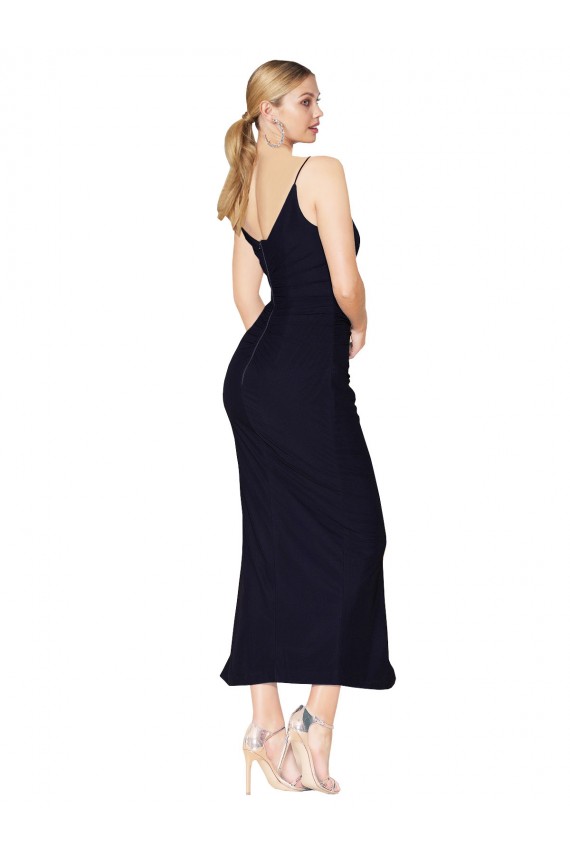 Online Chiffon High Neck Spaghetti Straps Short Cocktail Dress / Prom Dress UK