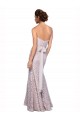 Online Floor Length Fitted Sweetheart Lace Prom Dress UK