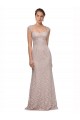 Online Sweetheart Neckline Cap Sleeves Lace Prom Dress with Twist UK