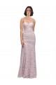 Online Floor Length Long Mermaid Lace Prom Dress with Low Back UK