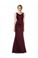 Online Figure Shaping Satin Prom Dress with Structured Pleats UK