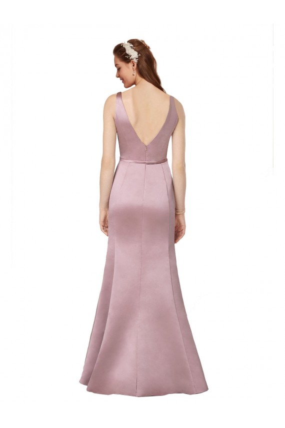 Online Sexy Satin Prom Dress with Side Cutouts UK