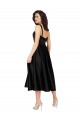 Online Short Square Neck Satin Cocktail Prom Dress / Homecoming Dress with Beading UK