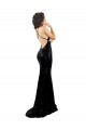 Online Sleek Fishtail Shaped Open Back Sequin Prom Dress UK