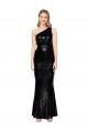 Online Draped One Shoulder Long Full Length Sequin Prom Dress UK