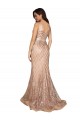 Online Sleek Long Mermaid Sparkling Sequin Prom Dress UK