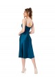 Online Midi Length Silky Satin Cocktail Prom Dress / Homecoming Dress UK