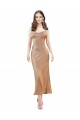 Online Cowl Neck Silky Satin Midi Length Cocktail Prom Dress / Homecoming Dress Low Back UK