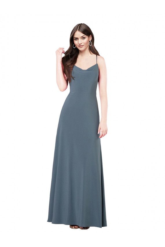 Online Classic Spandex Prom Dress with Scoop Neckline UK
