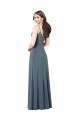 Online Classic Spandex Prom Dress with Scoop Neckline UK
