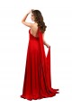 Online High Slit A-Line Halter Long Spandex Prom Dress Open Back UK