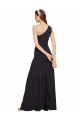 Online Fit and Flare Crepe Prom Dress with One Shoulder UK