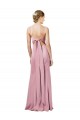 Online Fit and Flare Slim Crepe Prom Dress with Cutout Back UK