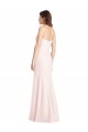 Online Strapless Crepe Trumpet Prom Dress with Front Slit UK
