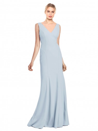 Online Sleeveless Seamed Bodice Trumpet Prom Dress UK