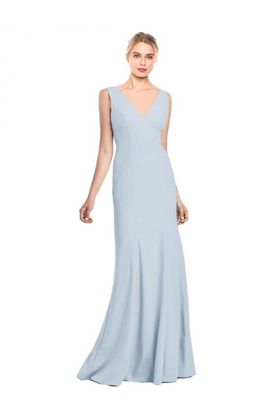 Online Sleeveless Seamed Bodice Trumpet Prom Dress UK