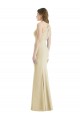 Online Criss Cross Twist Cutout Back Trumpet Prom Dress UK