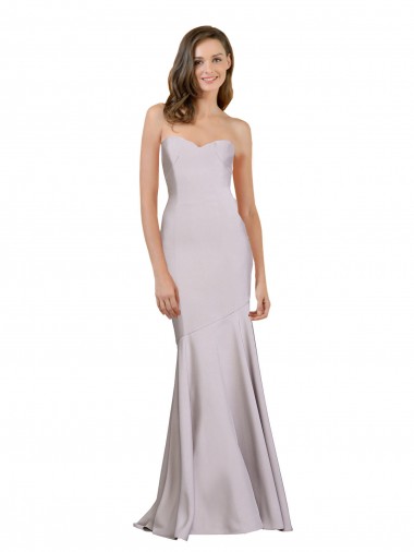 Online Crepe Mermaid Prom Dress with Low Back UK