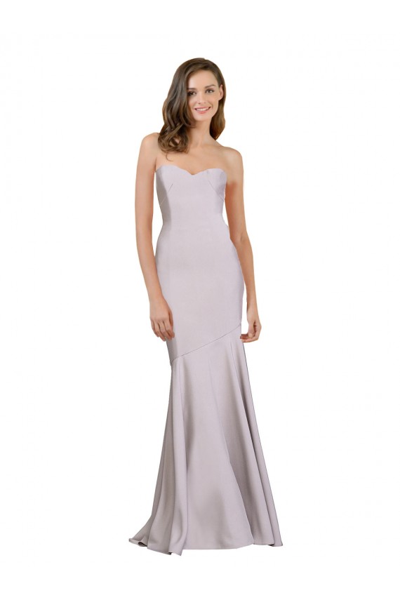 Online Crepe Mermaid Prom Dress with Low Back UK