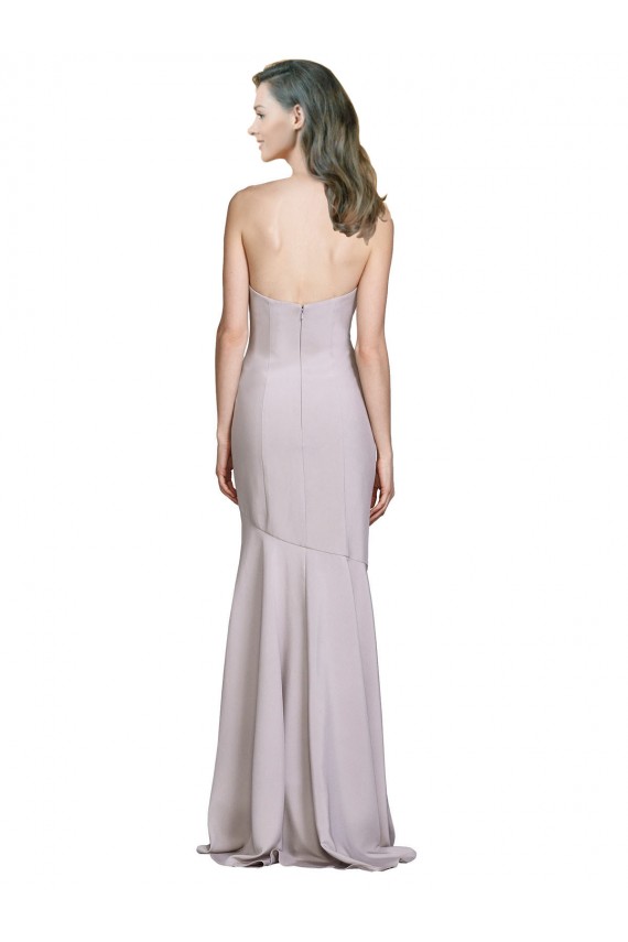 Online Crepe Mermaid Prom Dress with Low Back UK