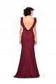 Online Crepe Slip Prom Dress with Ruffled Straps UK