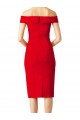 Online Off the Shoulder Square Neck Cocktail Prom Dress / Homecoming Dress UK