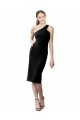 Online One Shoulder Short Crepe Cocktail Prom Dress / Homecoming Dress UK
