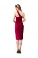 Online One Shoulder Short Crepe Cocktail Prom Dress / Homecoming Dress UK