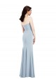 Online Strapless Notch Crepe Prom Dress with Front Slit UK