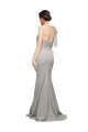 Online Long Sweep Train Sweetheart Crepe Prom Dress with Tulle One Shoulder UK