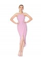 Online Halter Neck Short Knee Length Crepe Mermaid Cocktail Prom Dress / Homecoming Dress UK