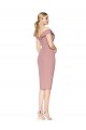 Online Knee Length Off the Shoulder Sweetheart Crepe Cocktail Prom Dress / Homecoming Dress UK