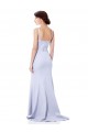 Online Sweetheart High Neck Sleeveless Crepe Prom Dress UK