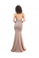 Online Fishtail Shape V-Neck Crepe Prom Dress with Slit UK