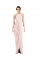 Online Halter Draped Tulip Skirt Maxi Prom Dress UK