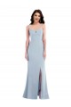 Online Flattering Trumpet Maxi Crepe Prom Dress with Front Slit UK