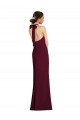 Online Tie Halter Open Back Trumpet Prom Dress UK