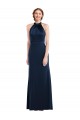 Online High Neck Open Back Long Maxi Prom Dress UK