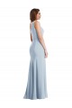 Online Bold One Shoulder Trumpet Maxi Crepe Prom Dress UK