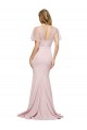Online Crepe Long Sweetheart Neckline Prom Dress with Tulle Overlay Shoulders UK
