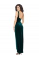 Online One Shoulder Velvet Front Wrap Prom Dress  UK