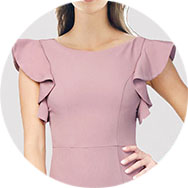 Online Flutter Sleeves Prom Dresses UK