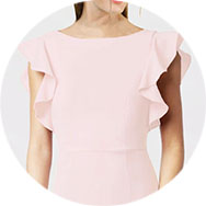 Online Ruffle Sleeves Prom Dresses UK
